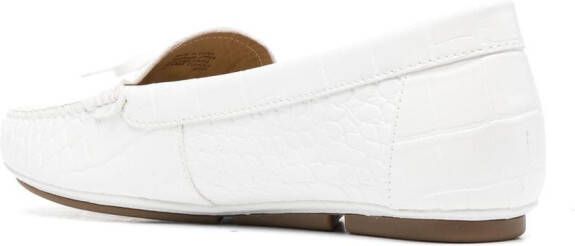 Michael Kors Juliette moccasin loafers White
