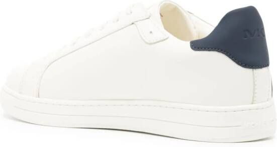 Michael Kors Keating logo-appliqué leather sneakers White