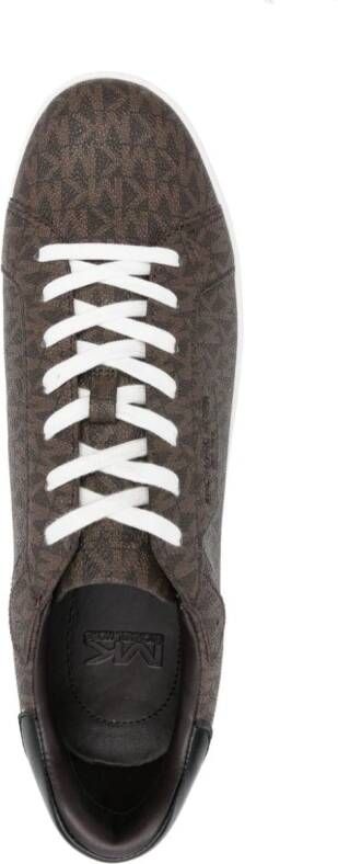 Michael Kors Keating monogram-pattern sneakers Brown