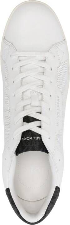 Michael Kors Keating perforated-panel sneakers White