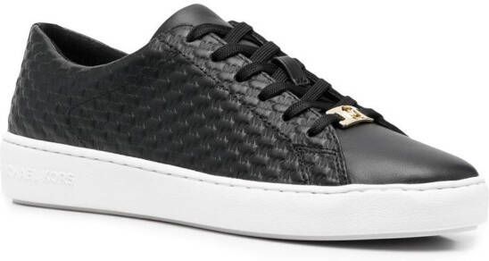 Michael Kors Keaton embossed low-top sneakers Black