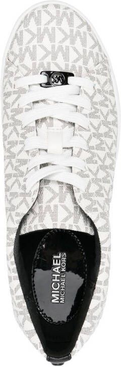 Michael Kors logo-strap wedge-heel sneakers Black - Picture 7