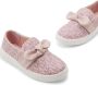 Michael Kors Kids bow-detail monogram-print sneakers Pink - Thumbnail 4