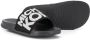 Michael Kors Kids embellished logo slippers Black - Thumbnail 2