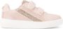 Michael Kors Kids glitter-panels monogram-print sneakers Pink - Thumbnail 2