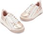 Michael Kors Kids logo-print metallic sneakers Pink - Thumbnail 4