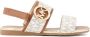 Michael Kors Kids monogram-print touch-strap sandals White - Thumbnail 2