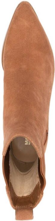 Michael Kors Kinlee 60mm suede boots Brown