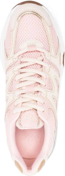 Michael Kors Kit Extreme panelled sneakers Pink