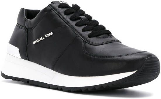 Michael Kors lace-up sneakers with logo Black