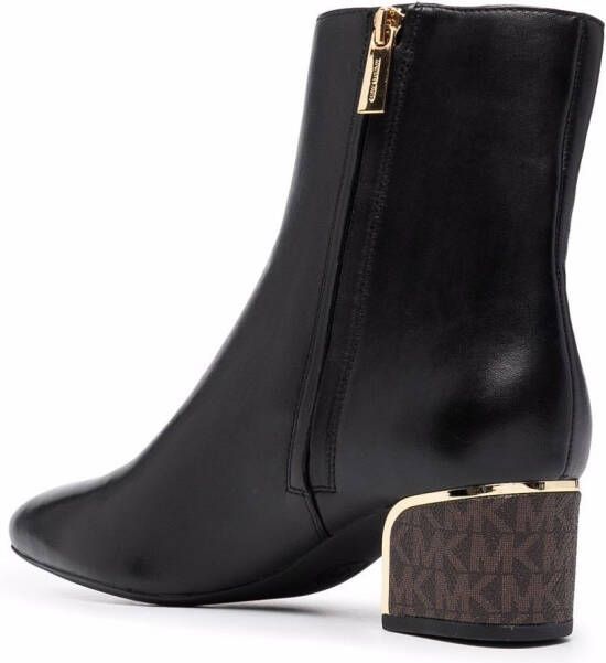 Michael Kors Lana monogram-print boots Black