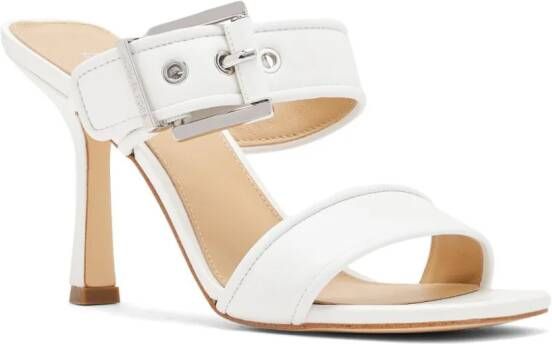 Michael Kors leather 95mm mules White