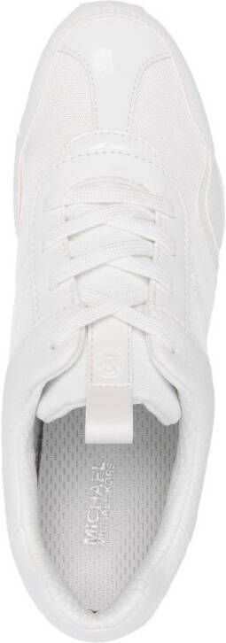 Michael Kors leather platform sneakers White