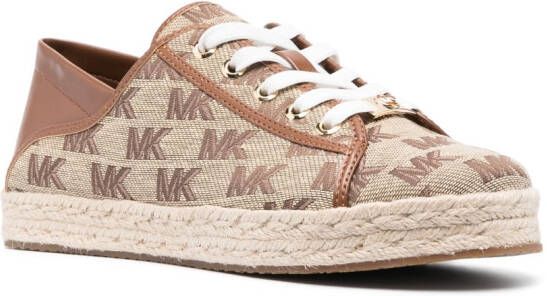 Michael Kors Libby lace-up espadrilles Neutrals