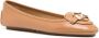 Michael Kors Lillie leather ballerina shoes Brown - Thumbnail 2