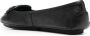 Michael Kors Lillie logo-charm leather ballerina shoes Black - Thumbnail 3