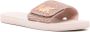 Michael Kors logo-embossed crystal-embellished sandals Pink - Thumbnail 2