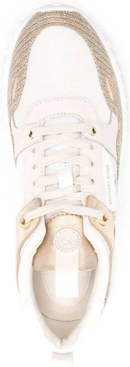 Michael Kors logo-plaque detail sneakers Neutrals