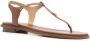 Michael Kors logo plaque T-bar sandals Black - Thumbnail 2