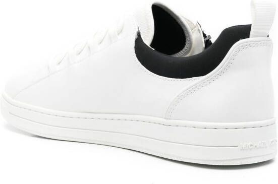 Michael Kors logo-print zip-detailed sneakers White