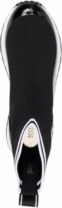 Michael Kors logo sock sneakers Black