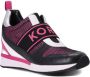 Michael Kors logo-strap wedge-heel sneakers Pink - Thumbnail 2