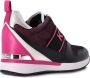 Michael Kors logo-strap wedge-heel sneakers Pink - Thumbnail 3