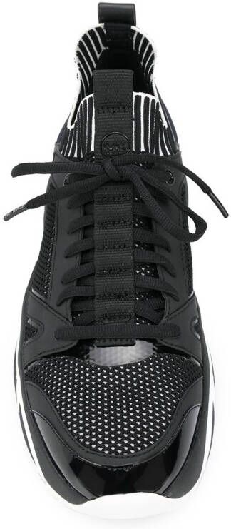 Michael Kors Lucas panelled low-top sneakers Black