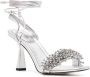 Michael Kors Lucia 89mm crystal-embellishment sandals Silver - Thumbnail 2