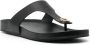 Michael Kors Lucinda leather slides Black - Thumbnail 2