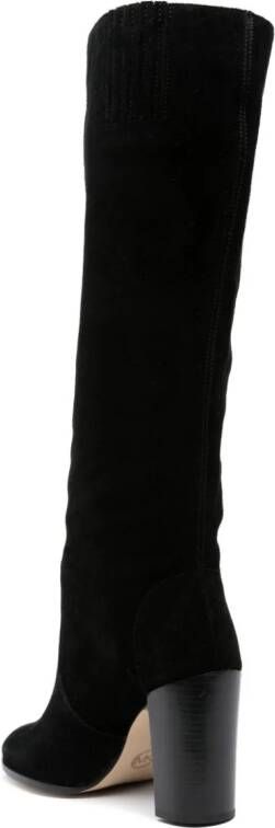 Michael Kors Luella 95mm suede boots Black