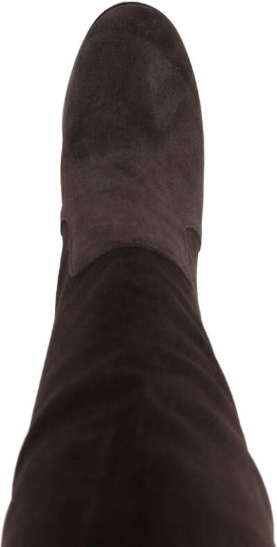 Michael Kors Luella 95mm suede boots Brown