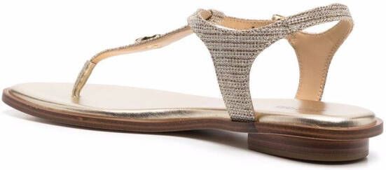 Michael Kors Mallory thong-strap sandals Neutrals