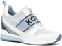 Michael Kors Maven Mixed-Media monogram-pattern sneakers White - Thumbnail 2