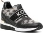 Michael Kors Maven monogram-print sneakers Black - Thumbnail 2