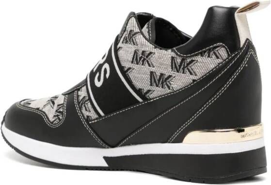 Michael Kors Maven monogram-print sneakers Black