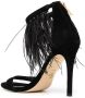 Michael Kors Meena 110mm feather-embellished sandals Black - Thumbnail 3