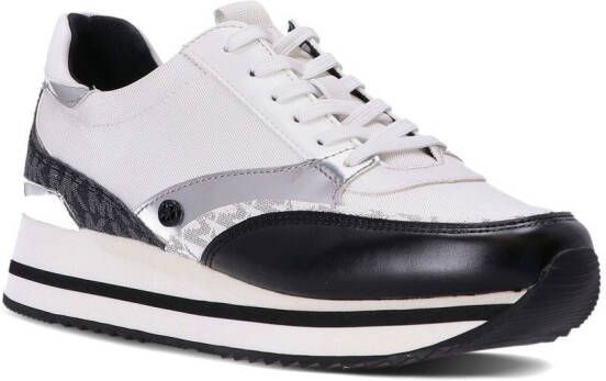 Michael Kors monogram-detail low-top sneakers White