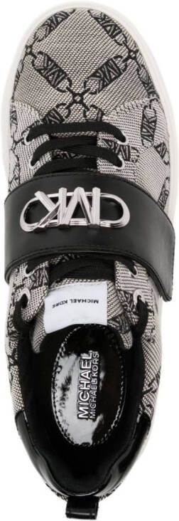 Michael Kors monogram-print low-top sneakers Grey