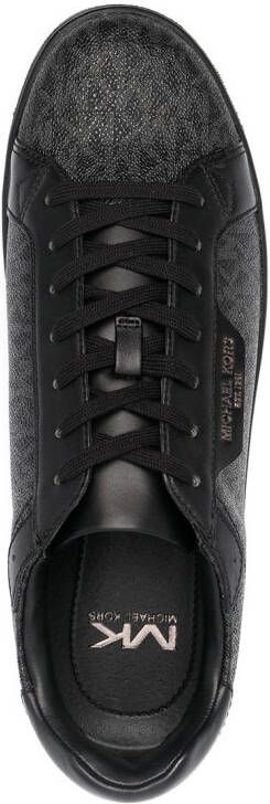 Michael Kors monogram print sneakers Black