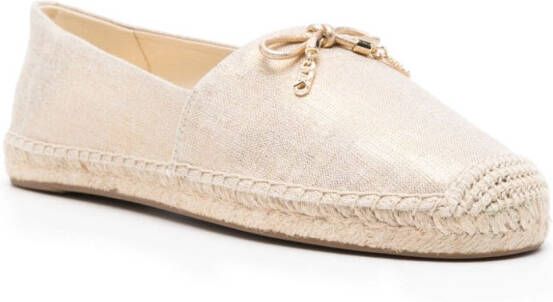 Michael Kors Nori bow-detail espadrilles Gold