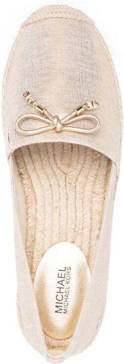 Michael Kors Nori bow-detail espadrilles Gold