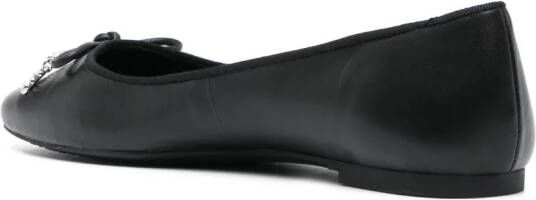 Michael Kors Nori leather ballerina shoes Black