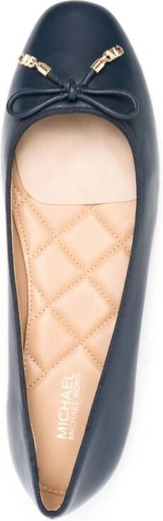 Michael Kors Nori leather ballerina shoes Blue