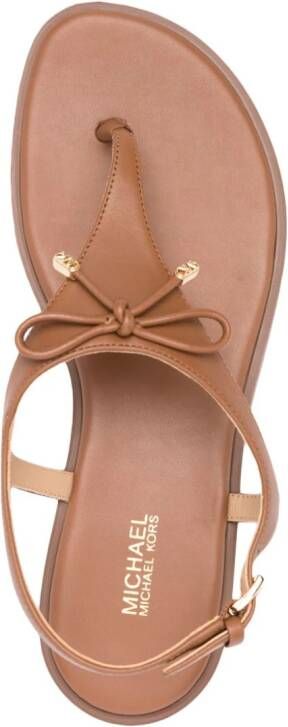 Michael Kors Nori leather sandals Brown