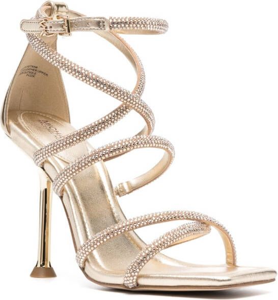 Michael Kors open-toe strap sandals Gold