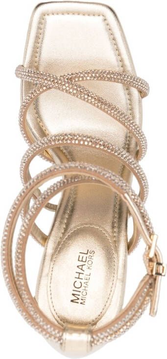 Michael Kors open-toe strap sandals Gold