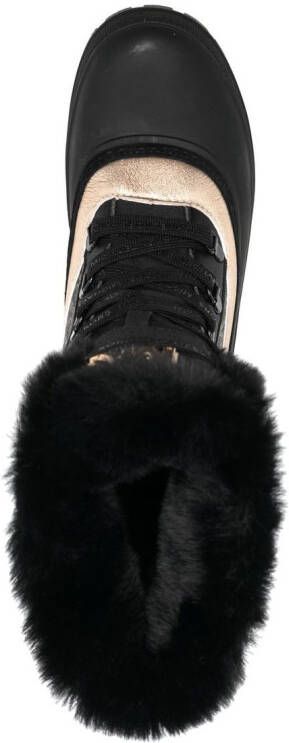 Michael Kors Ozzie logo-panelled ankle boots Black