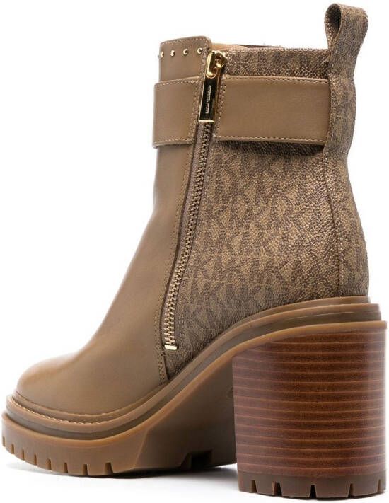 Michael Kors Parker 100mm lug bootie Neutrals