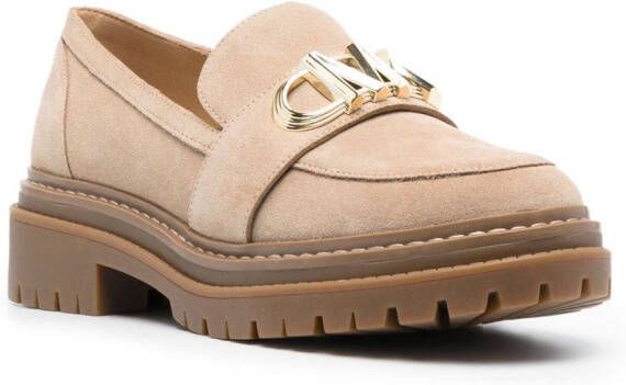 Michael Kors Parker leather loafers Neutrals